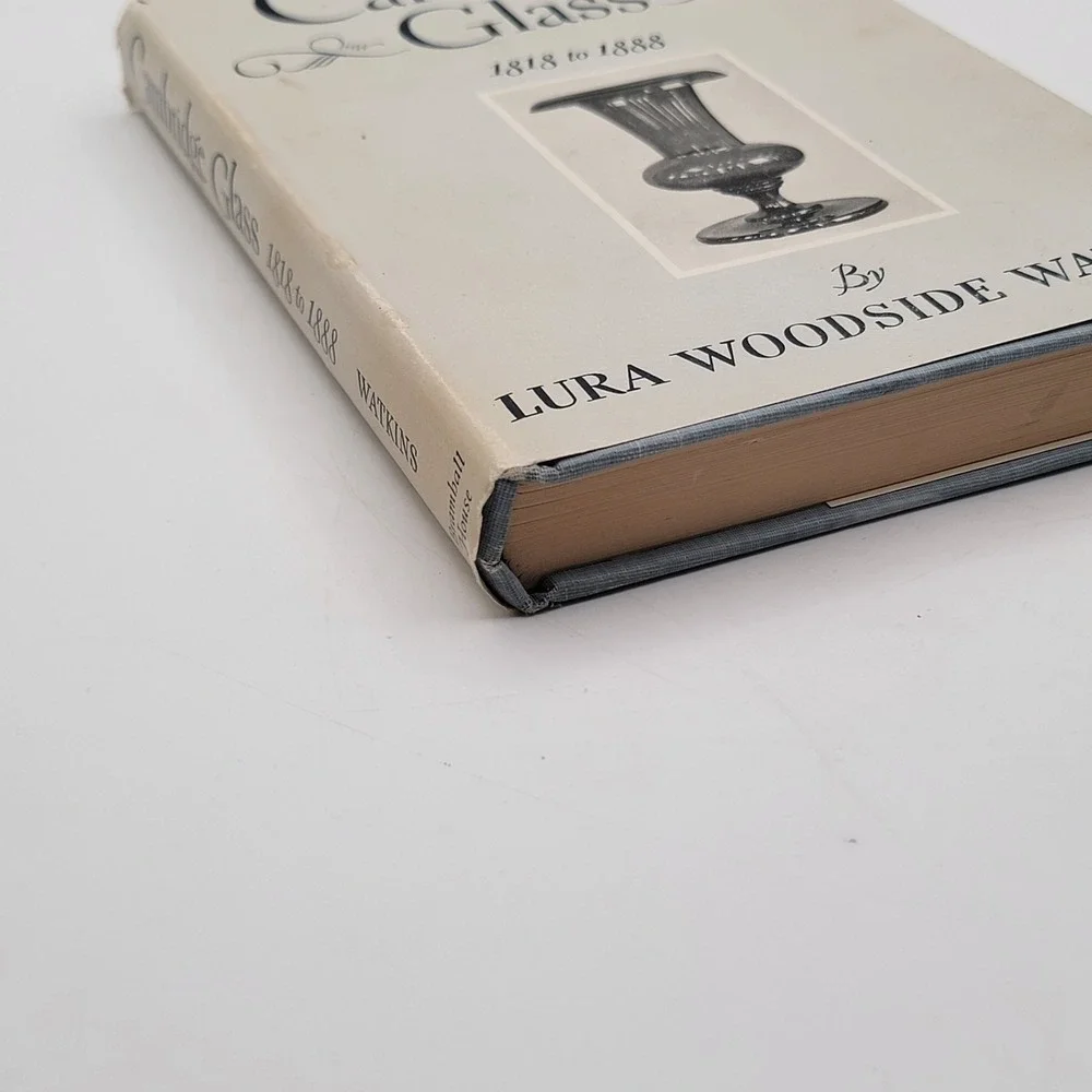 Lura Woodside Watkins Cambridge Glass 1818 to 1888 Hardcover Bramhall House GOOD